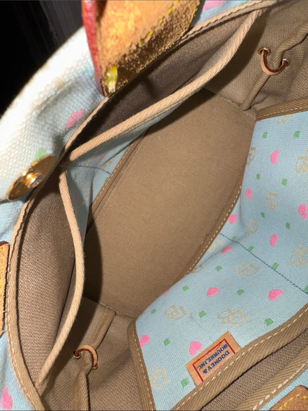 Dooney & Bourke tan leather